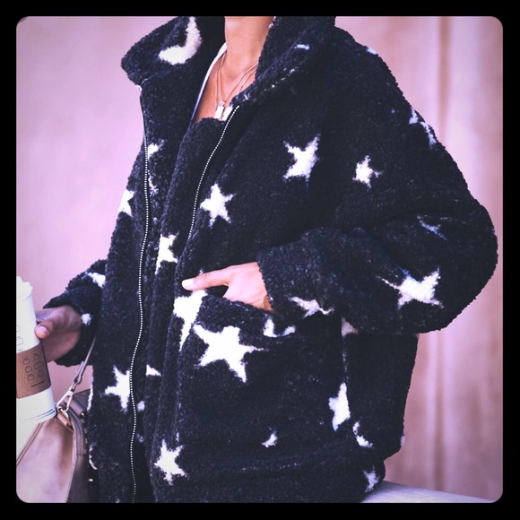 Coats | Vici Star Sherpa Jacket | Poshmark